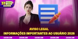 Aviso Legal 33CCBR