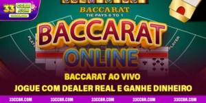 Baccarat Ao Vivo – Jogue com Dealer Real e Ganhe Dinheiro